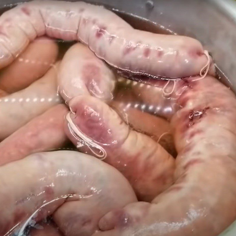 Step 6 Boiling the sausage Boiled sausage