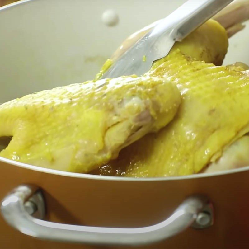Step 2 Boil Chicken for Spicy Chicken Pho