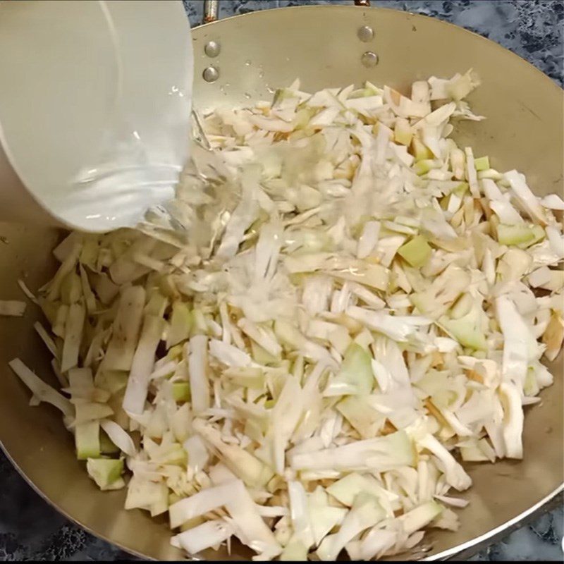 Step 2 Boiled Young Jackfruit Vegetarian Mixed Salad Da Nang