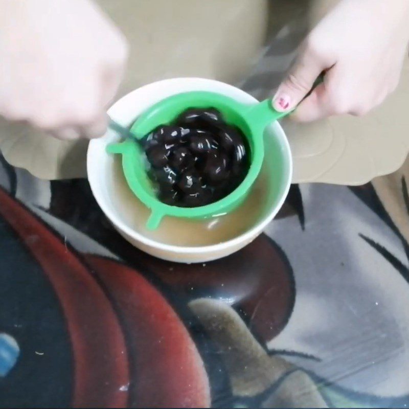 Step 4 Boil tapioca pearls Black tapioca pearls made from rice flour