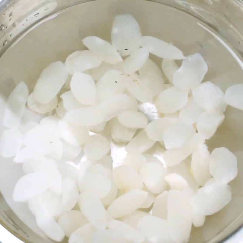Step 2 Boil and Marinate Jackfruit Seeds Butterfly Pea Jackfruit Seed Yogurt