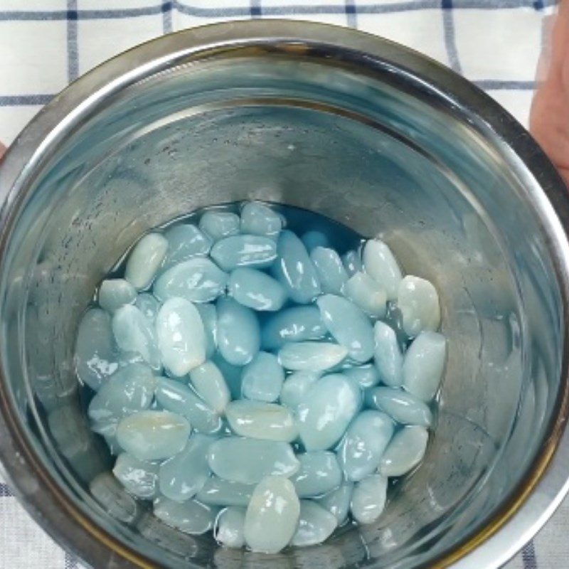 Step 2 Boil and Marinate Jackfruit Seeds Butterfly Pea Jackfruit Seed Yogurt