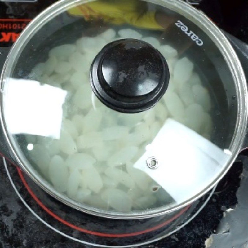 Step 2 Boil and Marinate Jackfruit Seeds Butterfly Pea Jackfruit Seed Yogurt