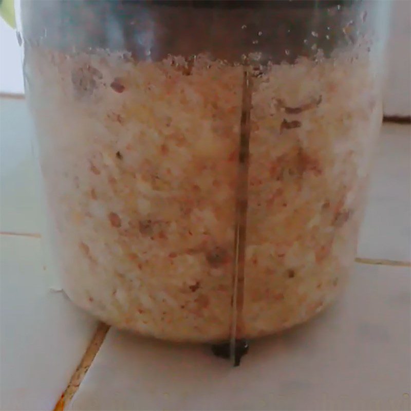 Step 2 Boil and grind jackfruit seeds Jackfruit seed cake