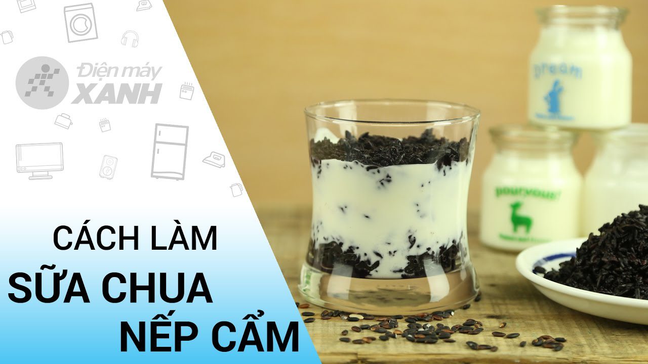 Black sticky rice yogurt