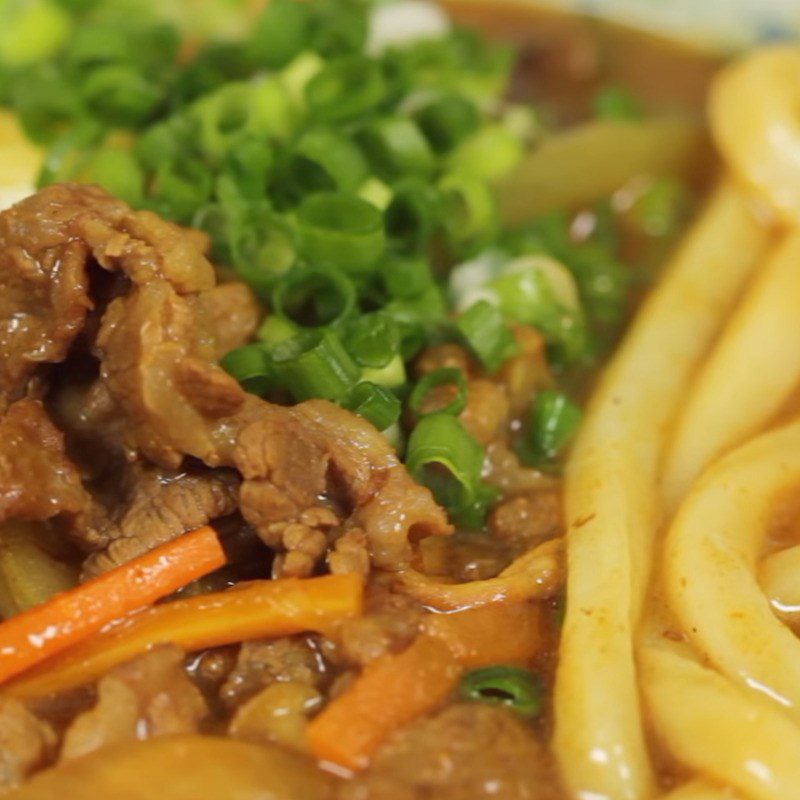 Step 7 Final Product Beef Curry Udon