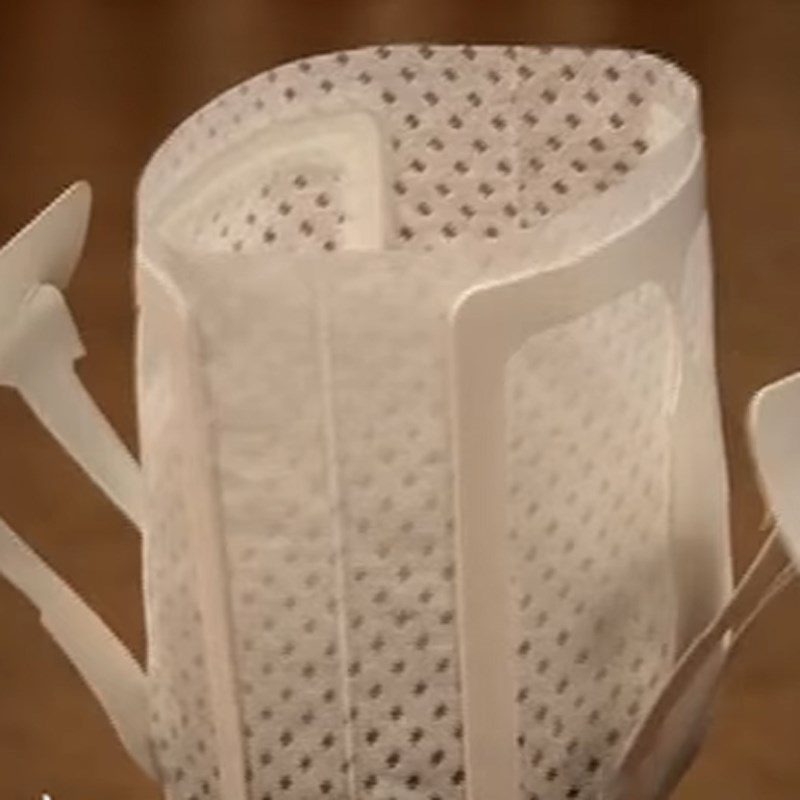Step 1 Open coffee bag for Filter Coffee