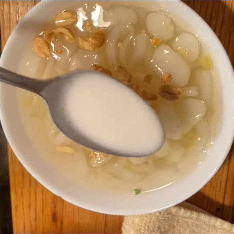 Step 3 Cook tapioca with ginger and sugar Tapioca pudding