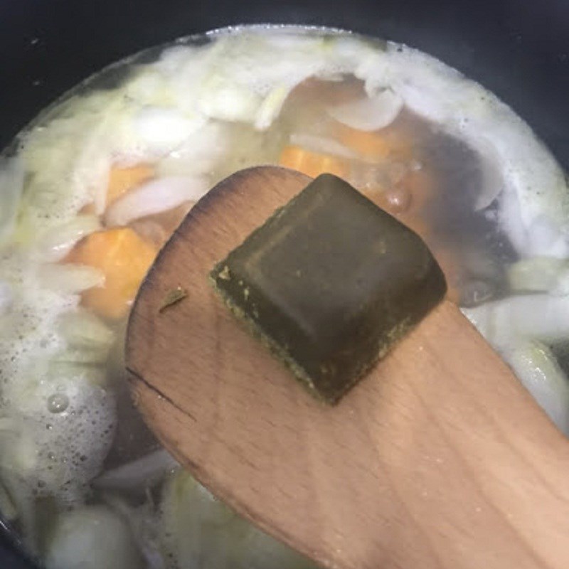 Step 4 Cooking curry Japanese curry rice
