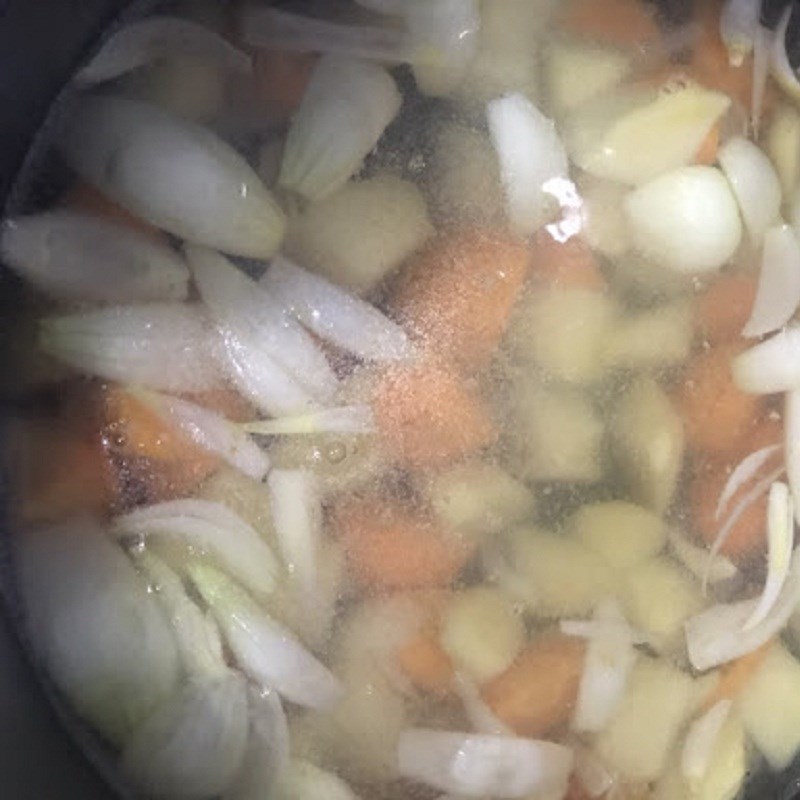 Step 4 Cooking curry Japanese curry rice