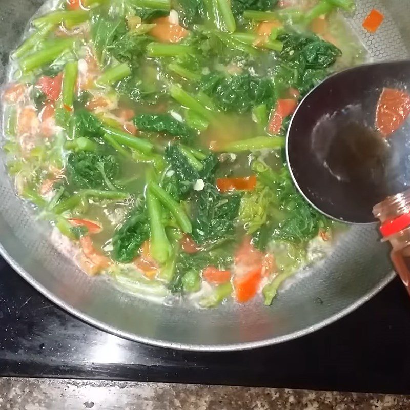 Step 3 Cook the soup Vegetable soup with pumpkin
