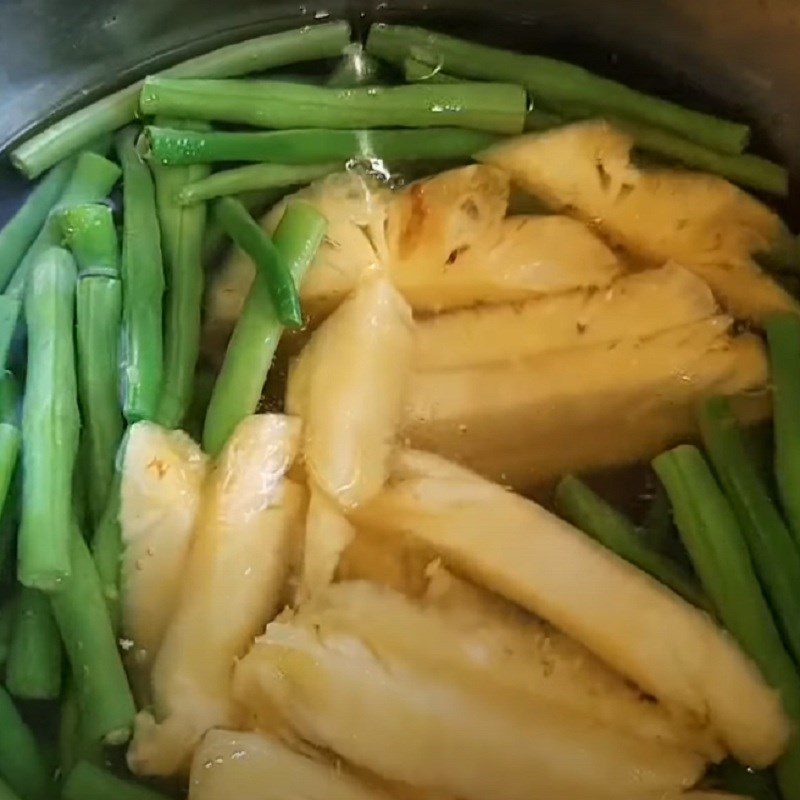 Step 2 Cook the soup for Sour Vegetarian Soup