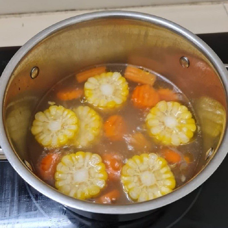 Step 2 Cooking chicken soup with mushrooms Chicken mushroom soup