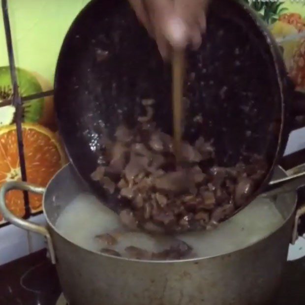 Step 3 Cook the porridge Chicken porridge