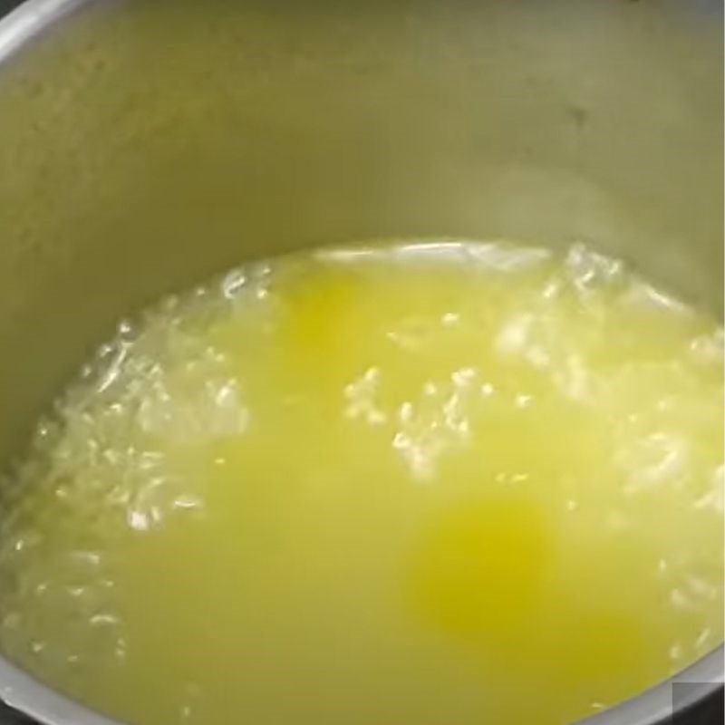 Step 3 Cooking porridge Chicken gourd porridge for weaning