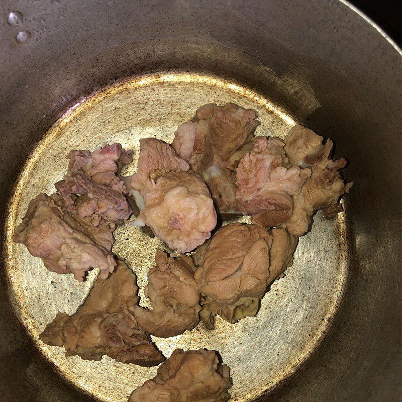 Step 3 Cooking porridge Pork bone porridge