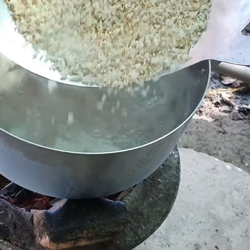 Step 4 Cooking porridge for Western-style porridge