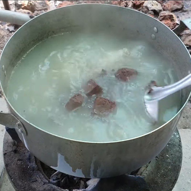 Step 4 Cooking porridge for Western-style porridge