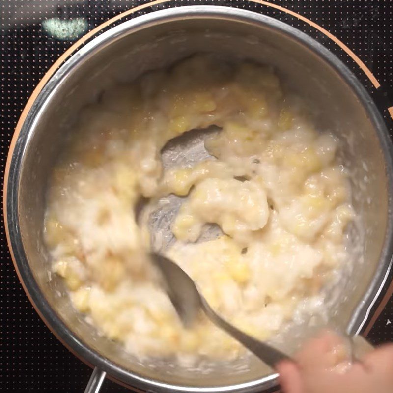 Step 2 Cook the porridge for Banana Bread Porridge