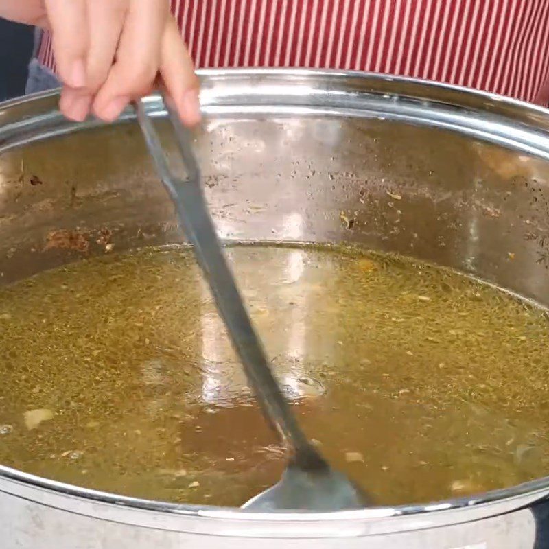 Step 7 Cook the porridge Beef porridge