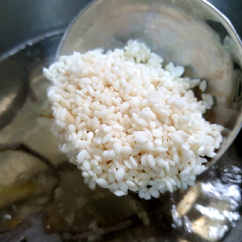Step 2 Cook porridge Eel porridge Nghe An