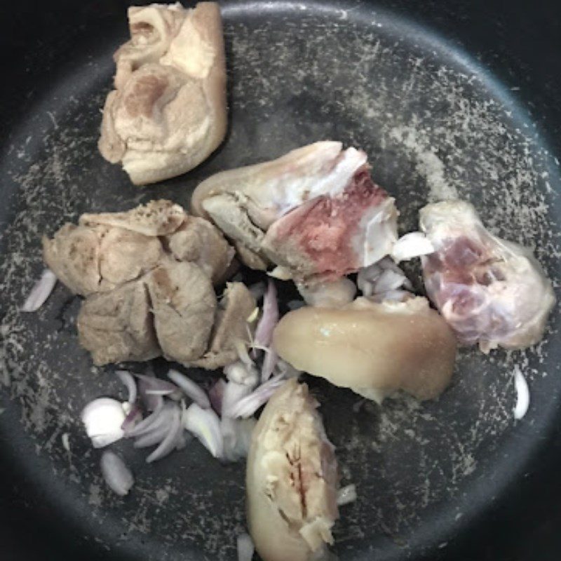 Step 2 Cooking Black Bean Pork Bone Porridge Black Bean Pork Bone Porridge