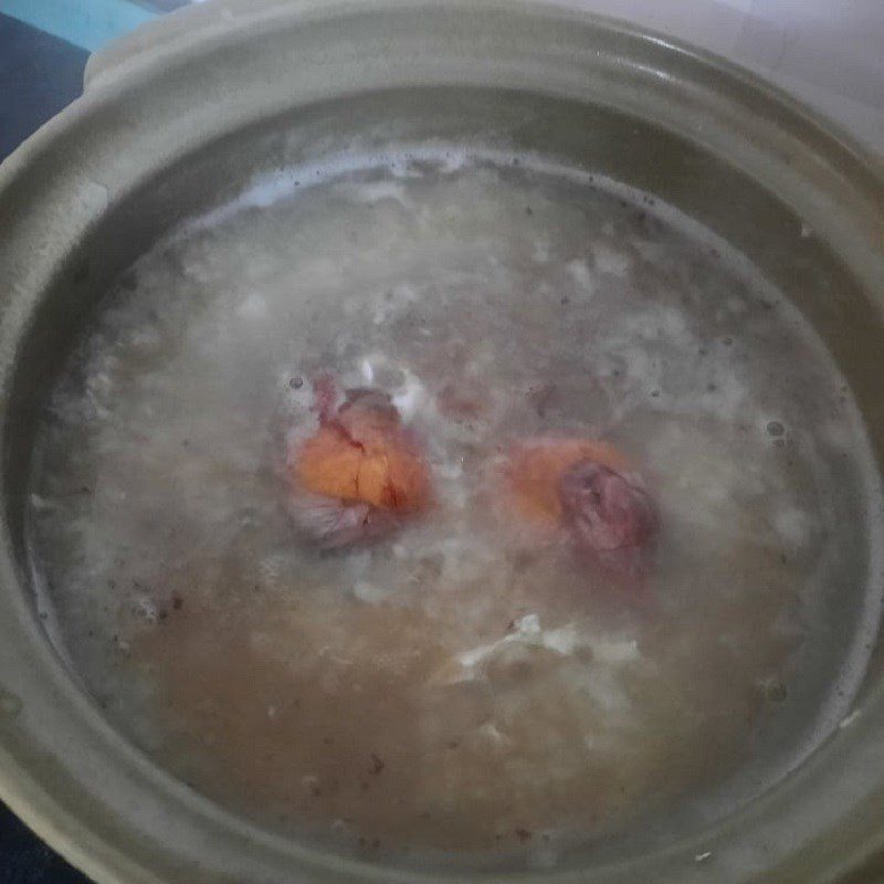 Step 2 Cooking Duck Egg Porridge Duck Egg Porridge (recipe shared by users)