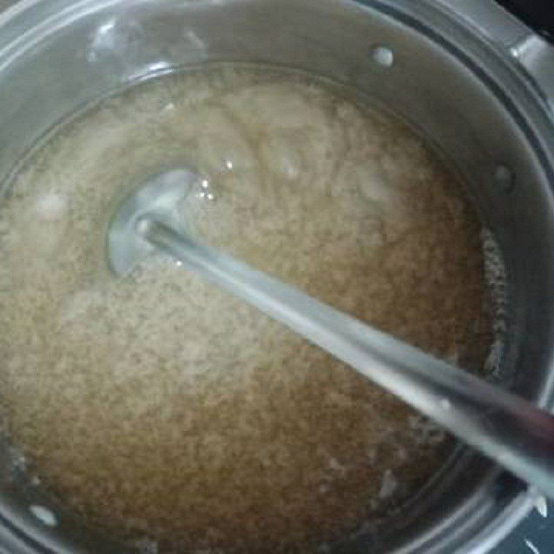 Step 3 Cooking Che Chè đậu ngự with coconut milk