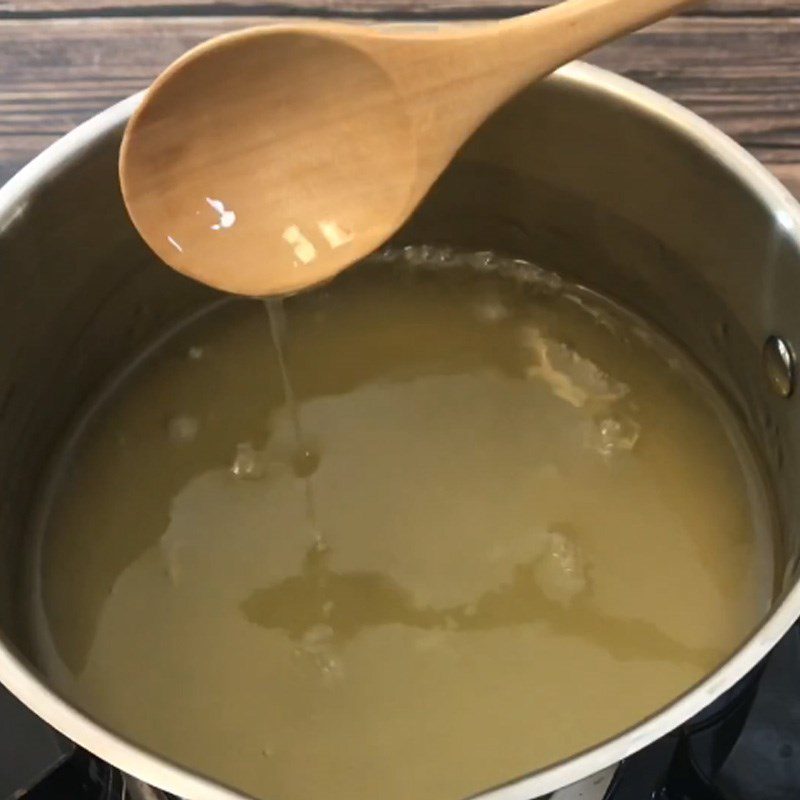 Step 3 Cook the sweet soup Mung bean sweet soup