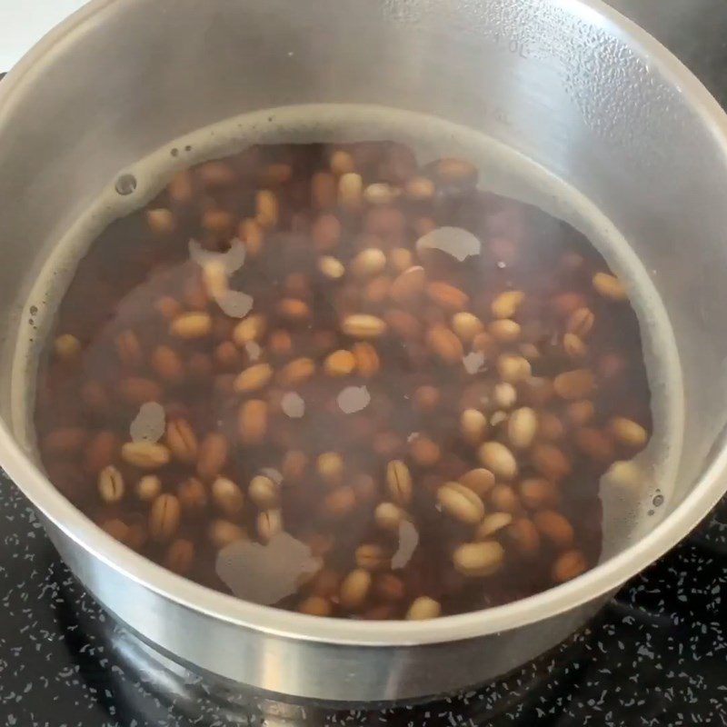 Step 2 Cooking Soybean Pudding Coconut milk soybean pudding