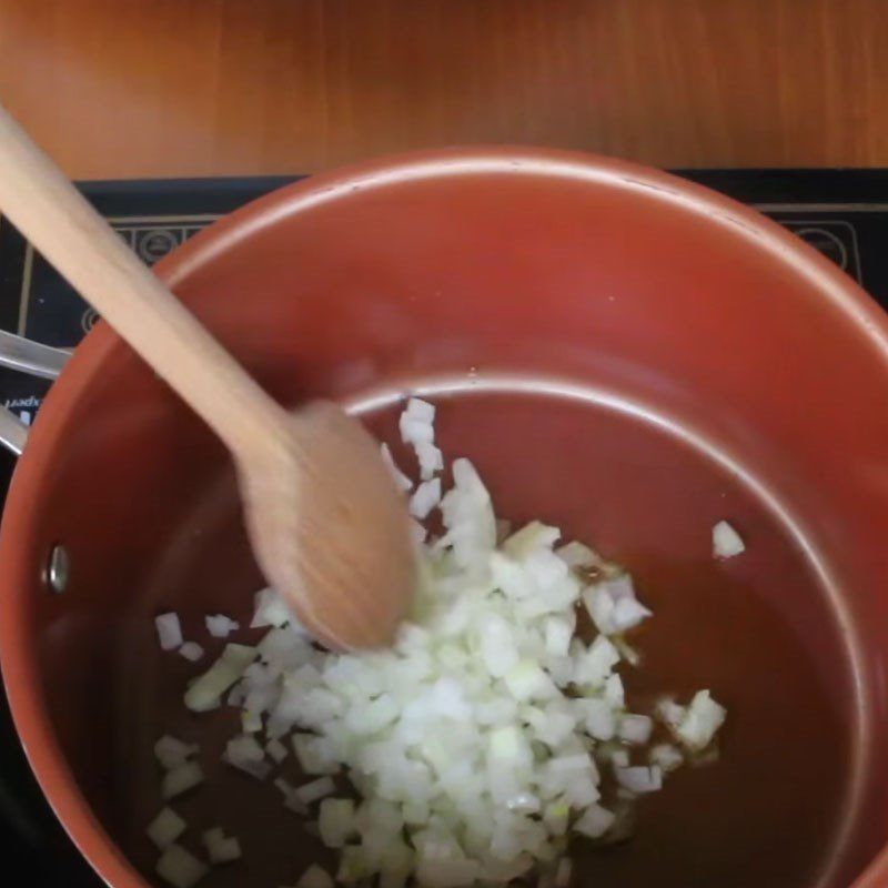 Step 2 Cooking couscous Couscous salad with tomatoes and cucumbers