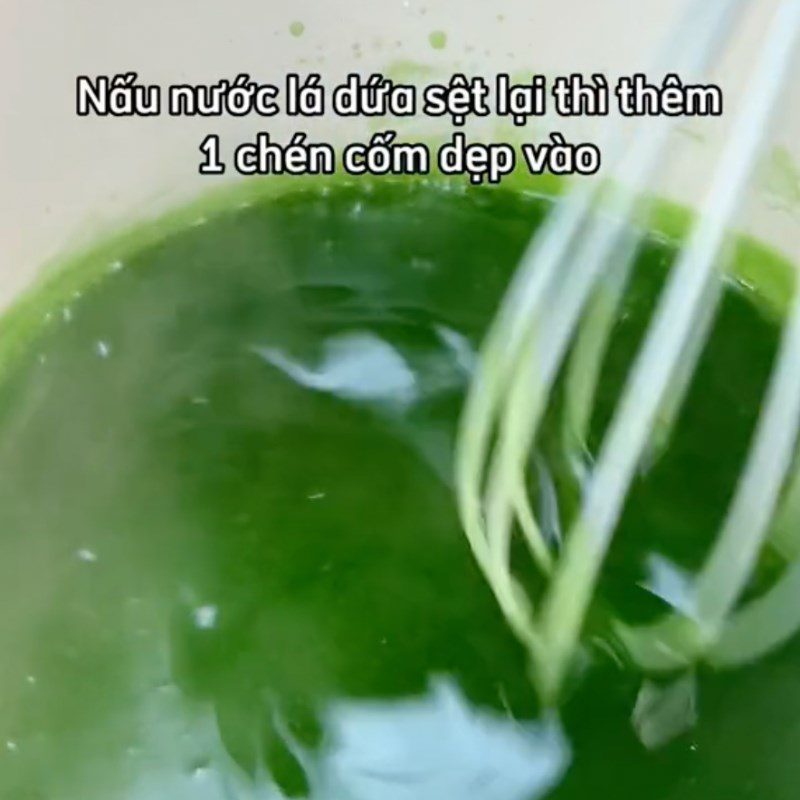 Step 4 Cooking young sticky rice Yogurt cheese young sticky rice (Recipe from the TikTok channel Cooking with TasteVN)