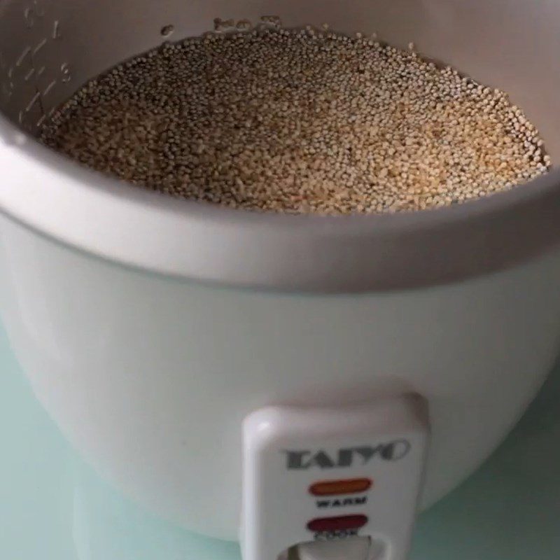 Step 2 Cook quinoa Quinoa (quinoa) cooked in a rice cooker