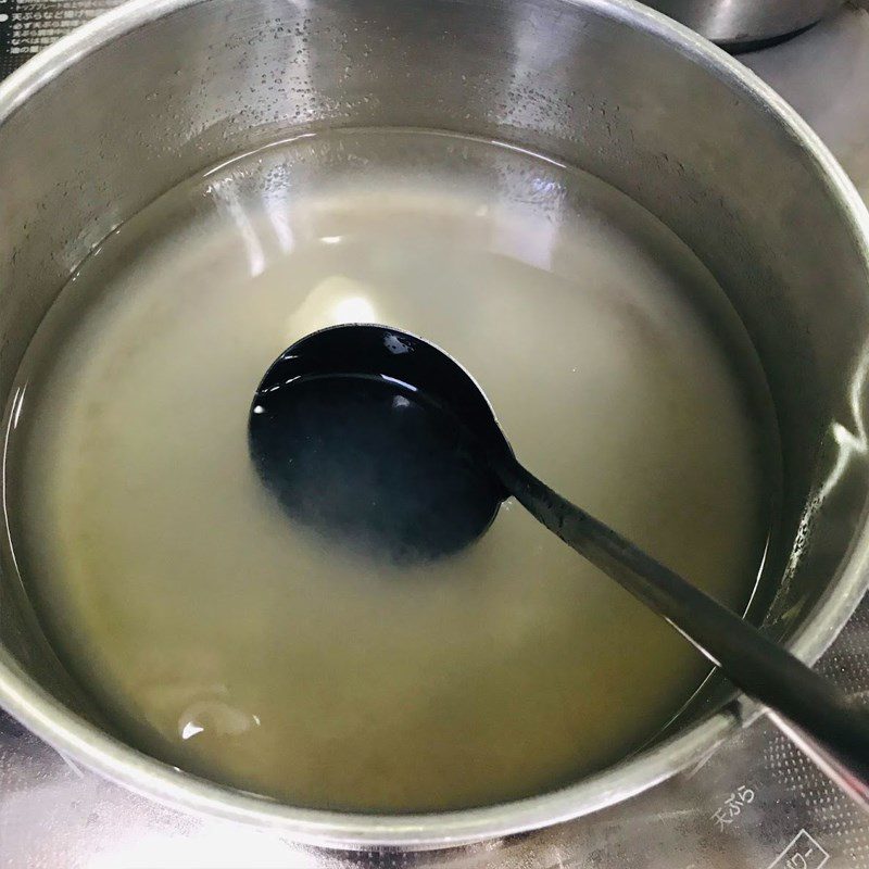 Step 1 Cook the jelly powder mixture Coconut Milk Jelly