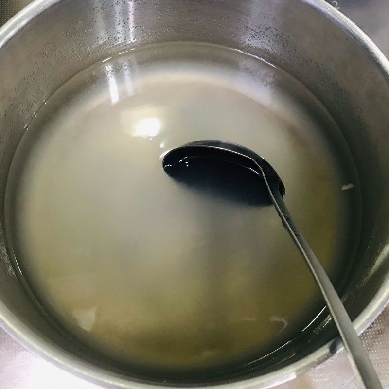 Step 1 Cook the jelly powder mixture Coconut Milk Jelly