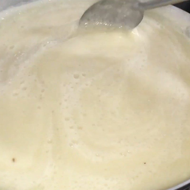 Step 3 Cook soursop with milk Soursop ice cream