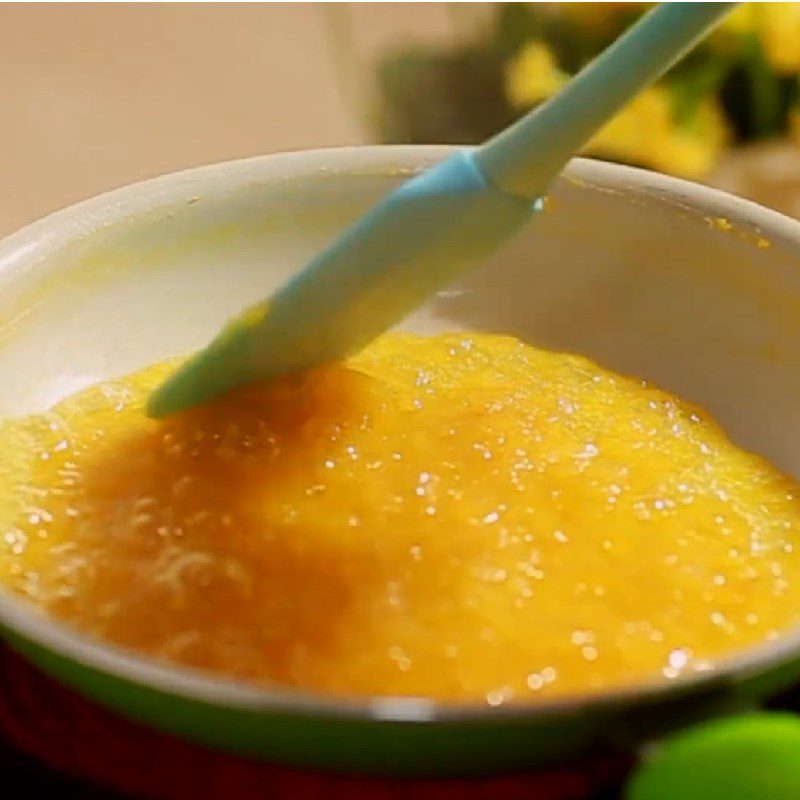 Step 3 Cooking pineapple jam for melon pineapple jam