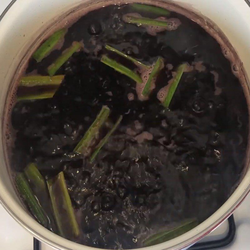 Step 2 Cook Black Sticky Rice for Black Sticky Rice with Sweet Potato and Taro