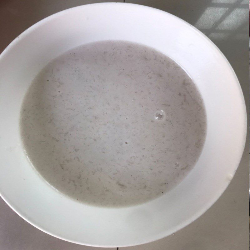 Step 5 Cook coconut milk for cassava balls