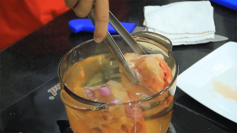 Step 1 Prepare the broth for Mixed Tom Yum Hot Pot