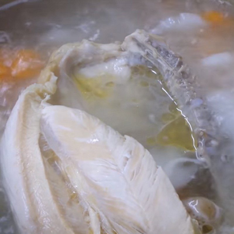 Step 4 Cooking the broth for Chicken Noodle Soup