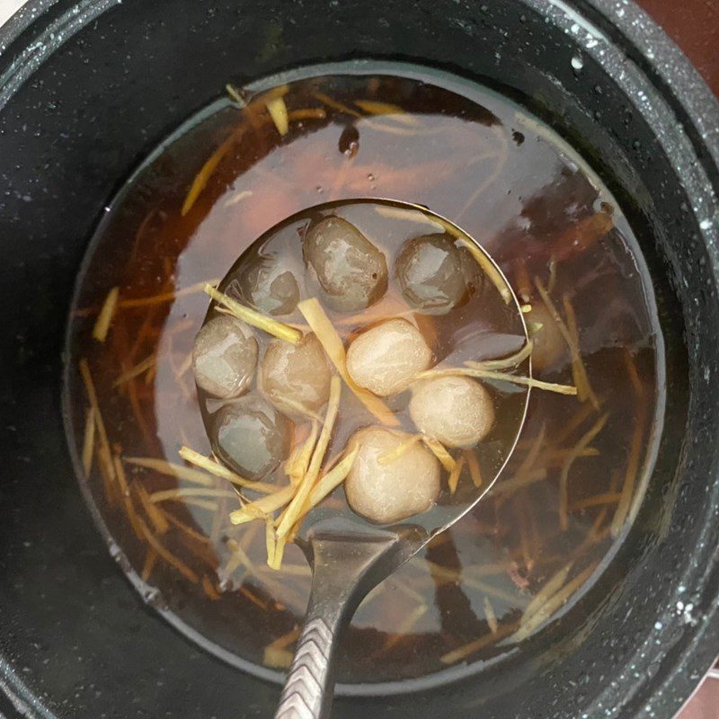Step 3 Cooking syrup for serving Tofu with tapioca jelly and syrup