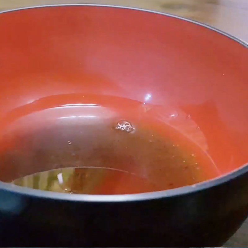 Step 1 Cook black sugar syrup for Black sugar tapioca pearls using rice flour