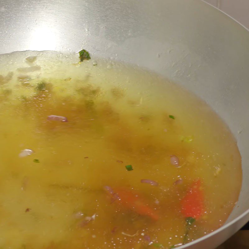 Step 3 Cooking the sauce for fish stew