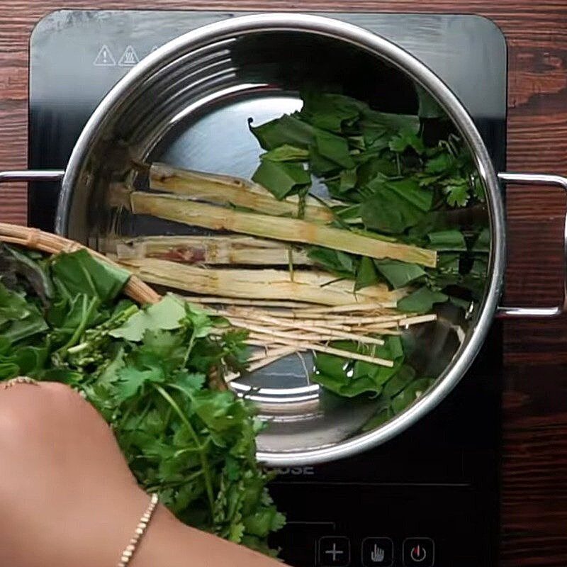 Step 2 Cook herbal water