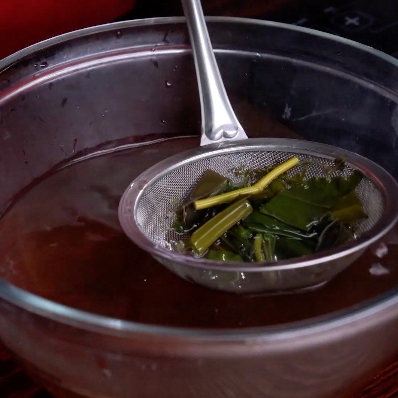 Step 2 Cook herbal water