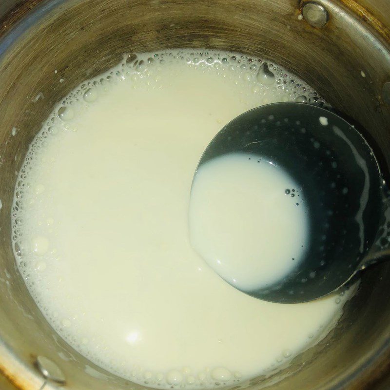 Step 2 Cook cheese Yogurt cheese aloe vera