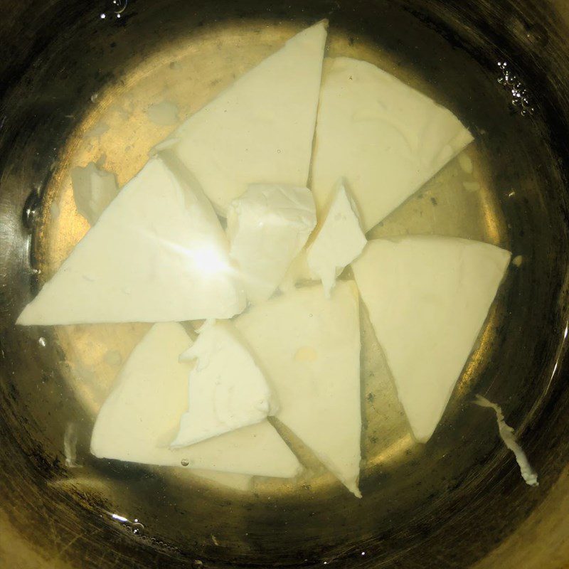 Step 2 Cook cheese Yogurt cheese aloe vera