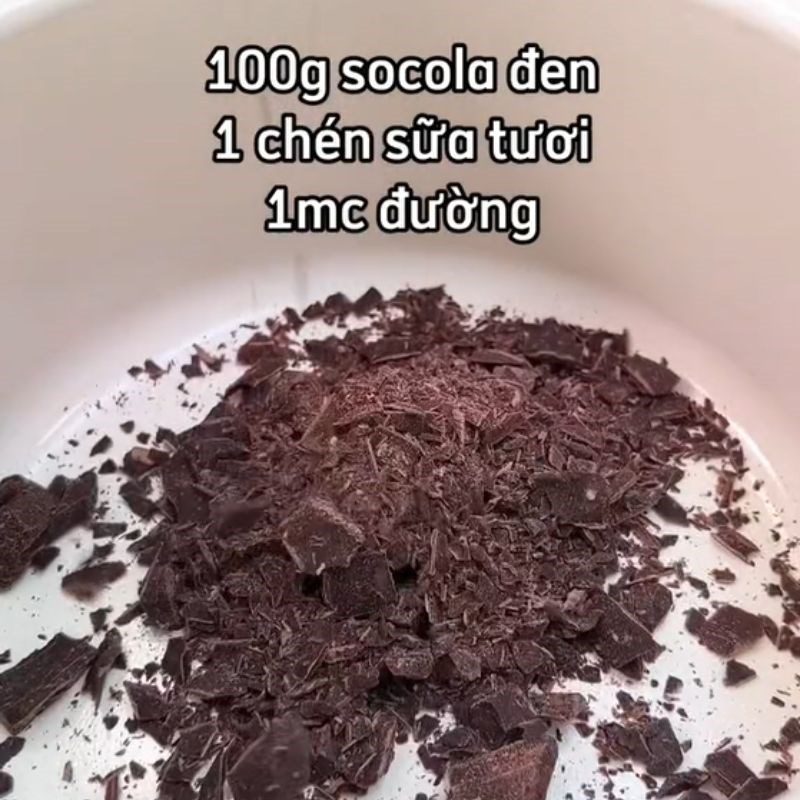 Step 1 Cooking the pudding Chocolate Pudding (Recipe shared from Tiktok with TasteVN)