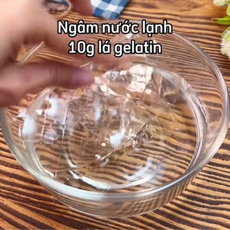 Step 1 Cooking the pudding Chocolate Pudding (Recipe shared from Tiktok with TasteVN)